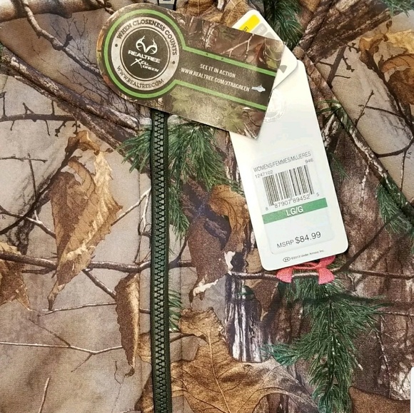 Womens Under Armour Hoodie Jacket Camouflage - Picture 3 of 8